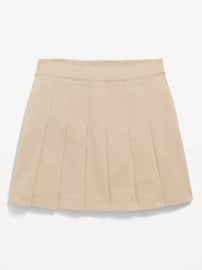 View large product image 4 of 5. School Uniform Pleated Knit Skort for Girls