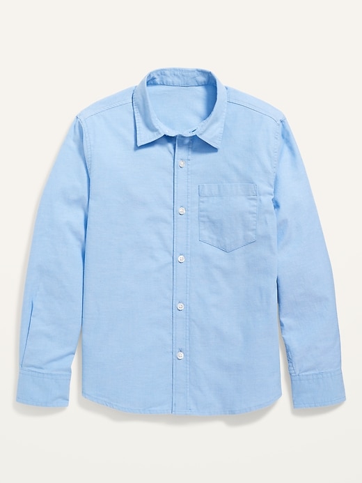 View large product image 2 of 2. Lightweight Oxford Uniform Shirt for Boys