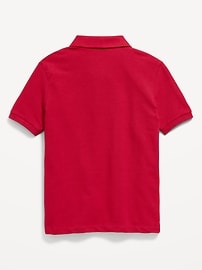 View large product image 3 of 4. School Uniform Pique Polo Shirt for Boys