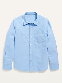 Image number 2 showing, Lightweight Oxford Uniform Shirt for Boys