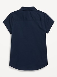 View large product image 3 of 4. School Uniform Short-Sleeve Shirt for Girls
