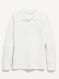 Image number 2 showing, Uniform Pique Polo Shirt for Girls