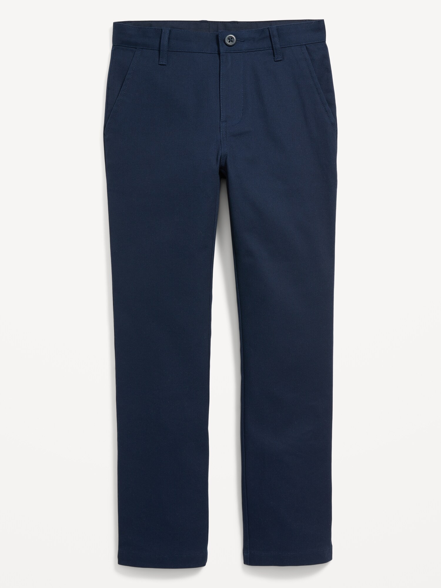 Брюки Old Navy Slim School Uniform Chino Pants для мальчиков, цвет: Тёмно-синий — фото 4