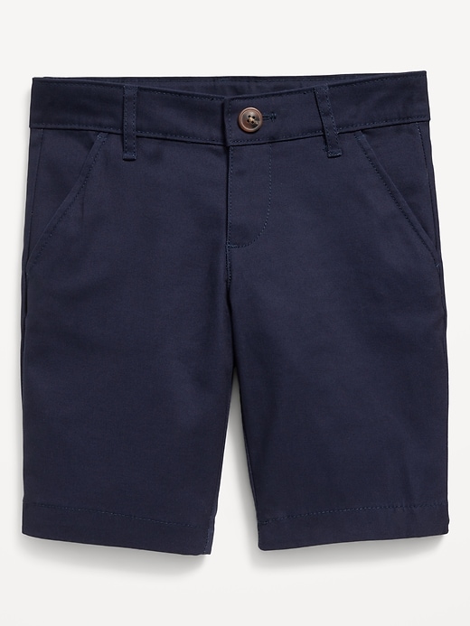 View large product image 2 of 3. School Uniform Twill Bermuda Shorts for Girls