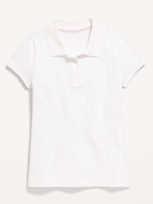 View large product image 2 of 5. Uniform Pique Polo Shirt for Girls