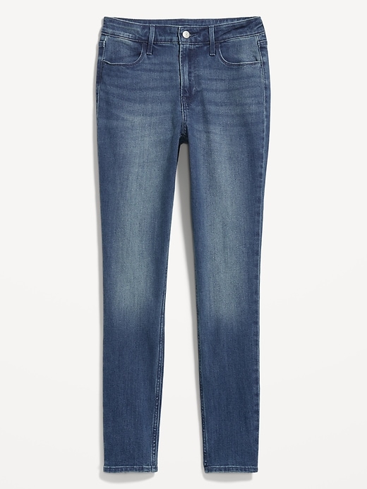 Image number 4 showing, High-Waisted Wow Super-Skinny Jeans