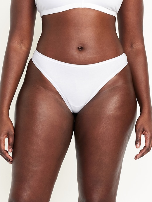 Image number 5 showing, Low-Rise Everyday Cotton Thong