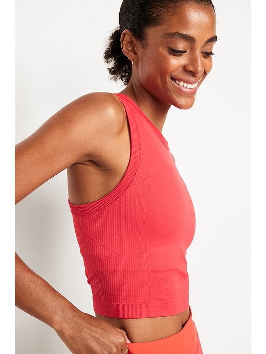 Image number 8 showing, Seamless Crop Performance Tank Top