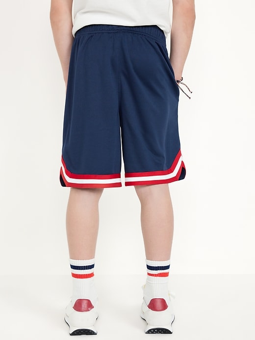 View large product image 2 of 4. IOC Heritage© Graphic Mesh Basketball Shorts for Boys