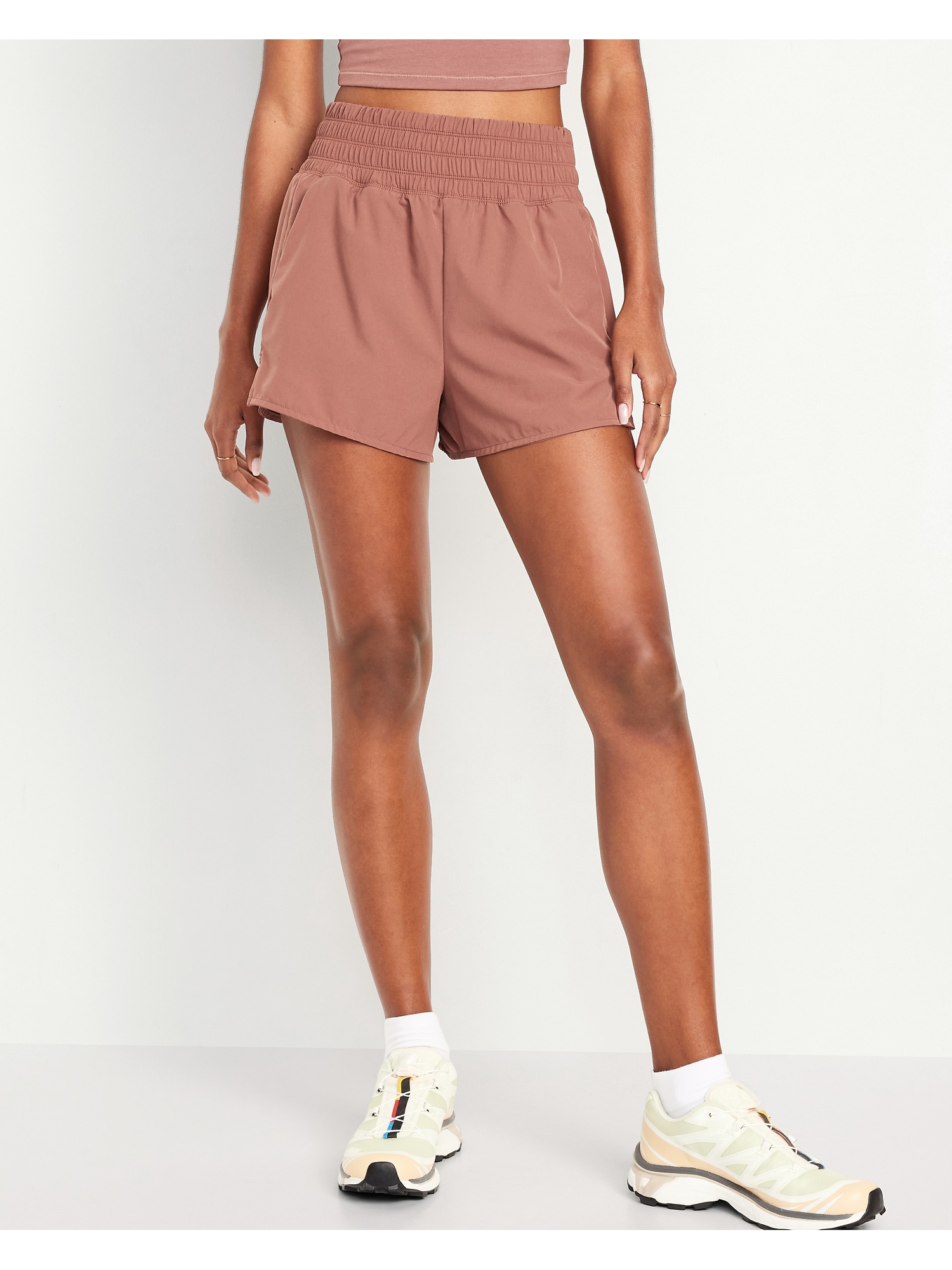 Extra High-Waisted Run Shorts -- 3-inch inseam Hot Deal