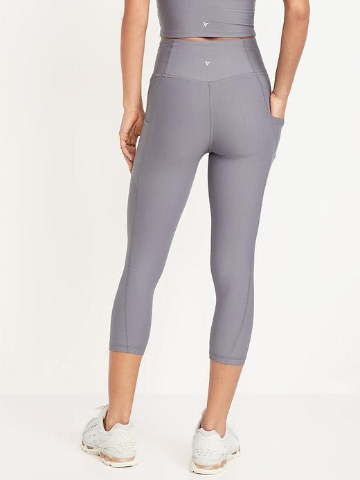 Image number 7 showing, High-Waisted PowerSoft Crop Leggings