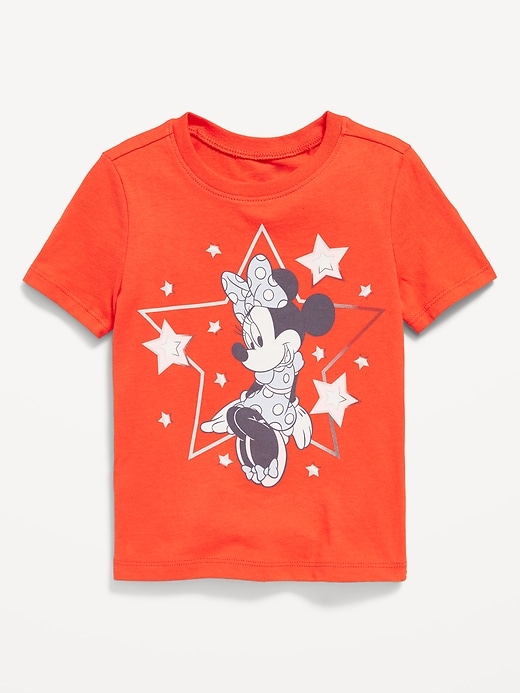 View large product image 1 of 2. Disney© Minnie Mouse Unisex Graphic T-Shirt for Toddler
