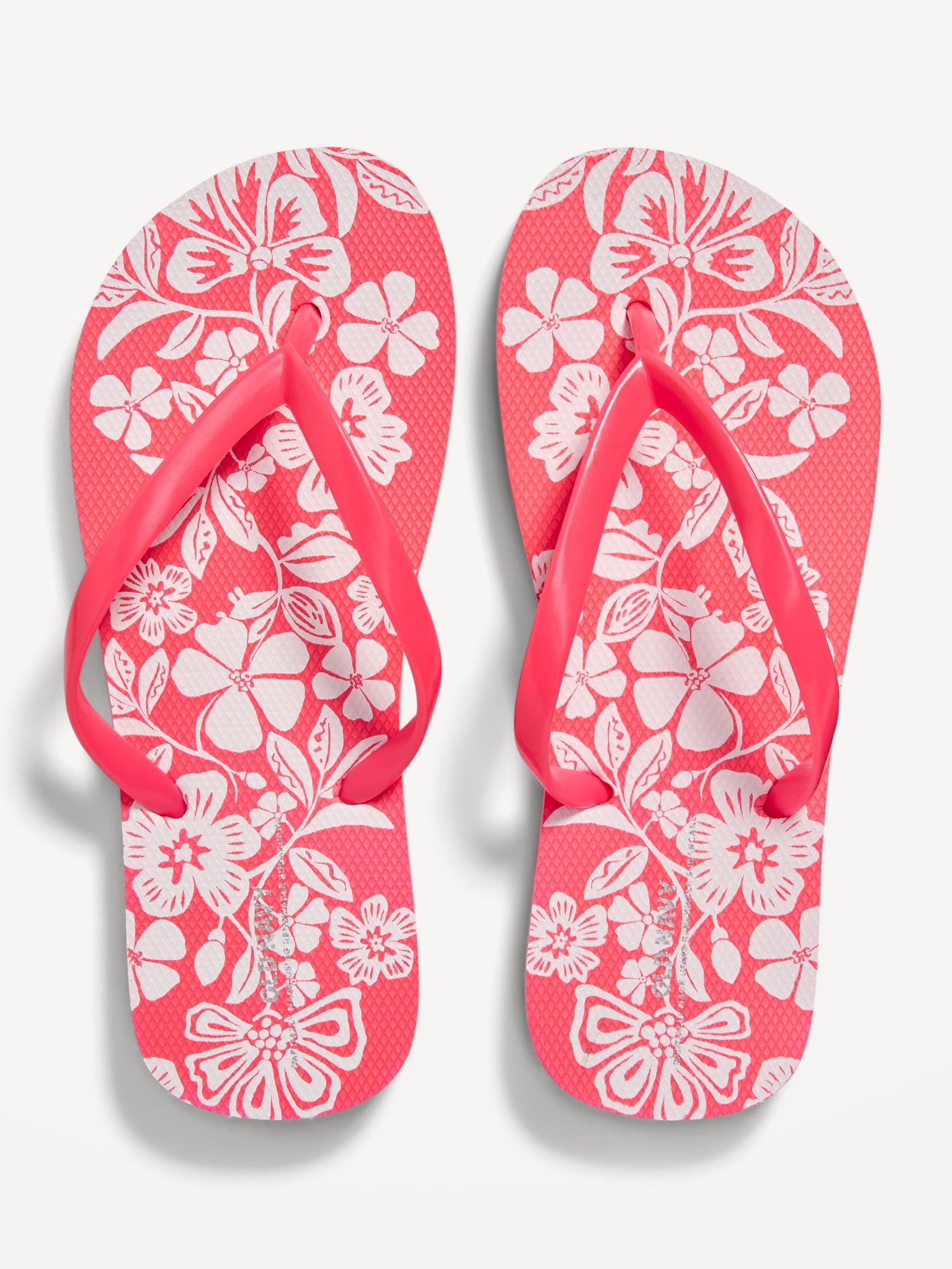 Printed Flip-Flop Sandals for Girls (Partially Plant-Based