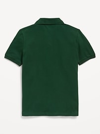 View large product image 3 of 3. School Uniform Pique Polo Shirt for Boys