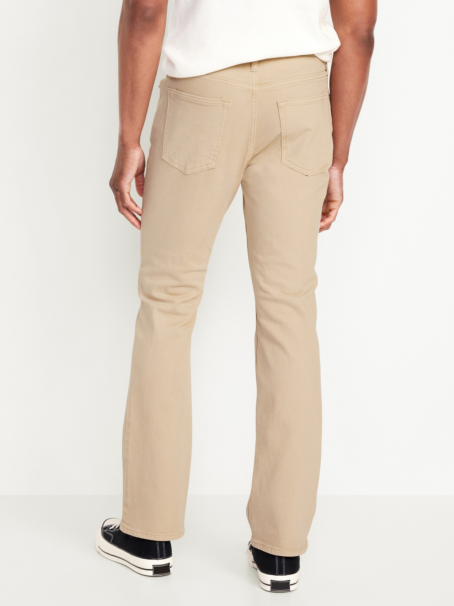 Мужские джинсы Old Navy Boot-Cut Built-In Flex, цвет: Серо-бежевый — фото 2
