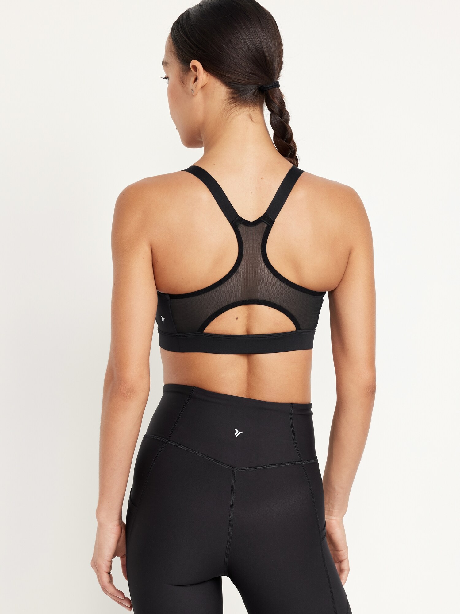 Спортивное бра PowerSoft, средняя поддержка — Old Navy, цвет: Чёрный — фото 2
