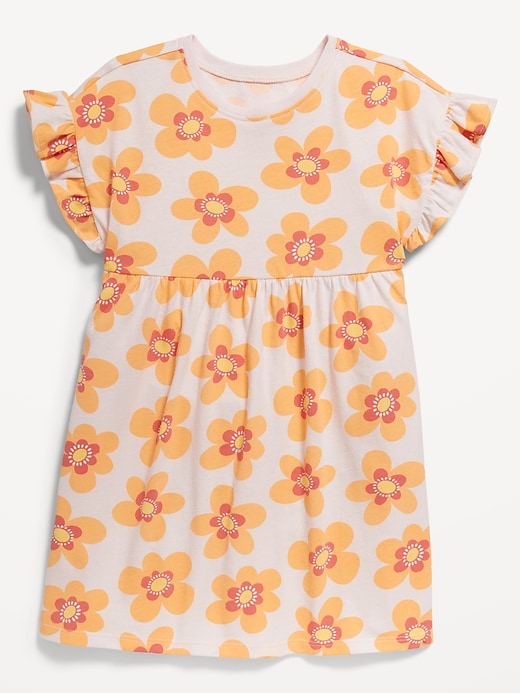 View large product image 2 of 2. Printed Fit and Flare Dress for Toddler Girls