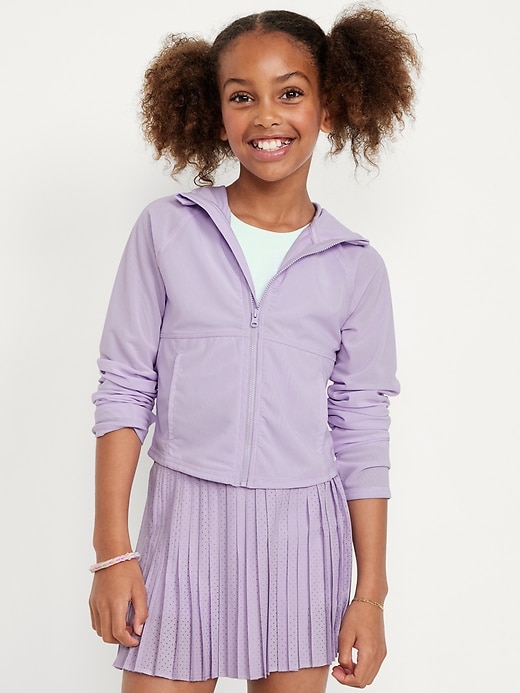 View large product image 1 of 4. Long-Sleeve Mesh Jacket for Girls