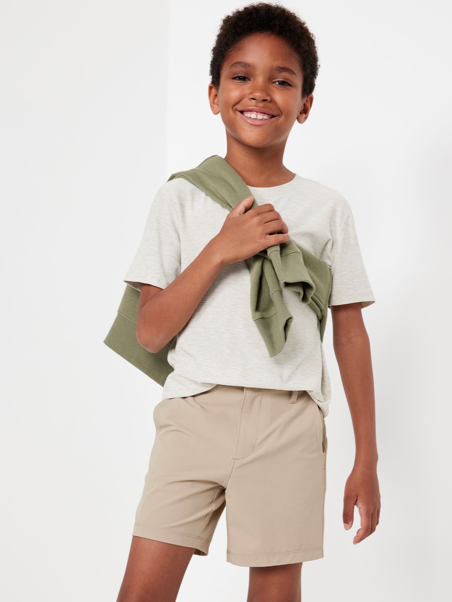 Slim Performance Chino Shorts for Boys (Above Knee) | Old Navy