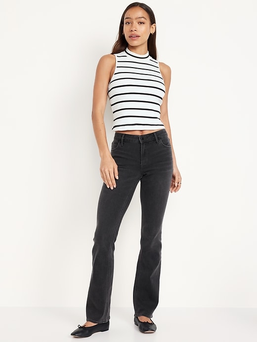 Image number 1 showing, Mid-Rise Wow Boot-Cut Jeans