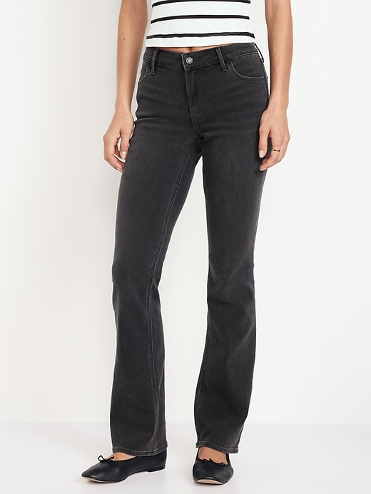 Image number 2 showing, Mid-Rise Wow Boot-Cut Jeans