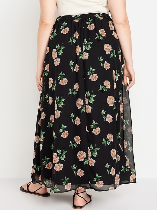 Image number 8 showing, Chiffon Maxi Skirt