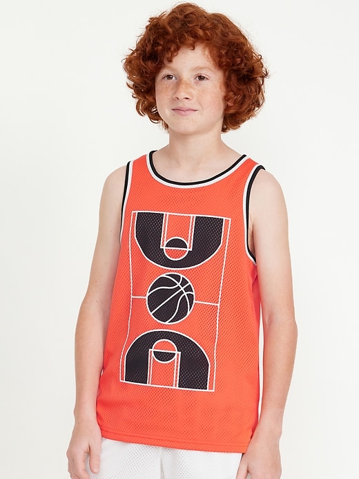 View large product image 1 of 3. Mesh Performance Tank Top for Boys