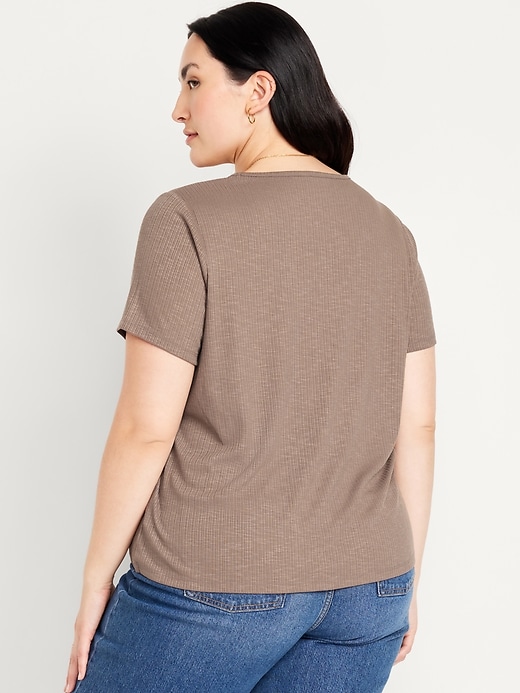 Image number 8 showing, Luxe Slub-Knit T-Shirt