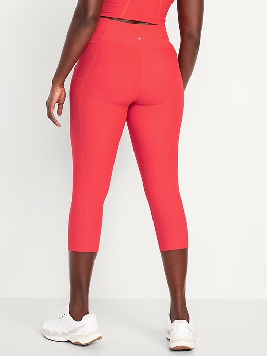 Image number 6 showing, High-Waisted PowerSoft Crop Leggings