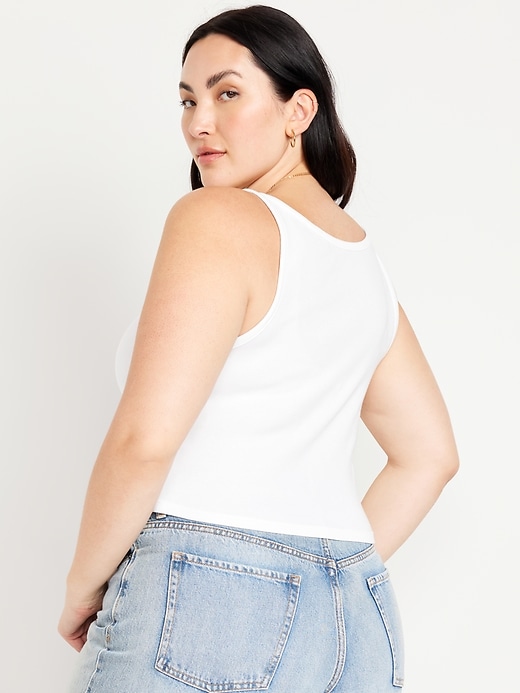 Image number 8 showing, Ribbed Crop Tank Top