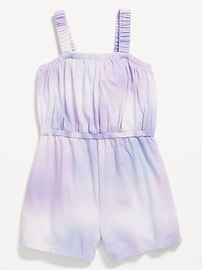 View large product image 3 of 3. Printed Sleeveless Romper for Toddler Girls