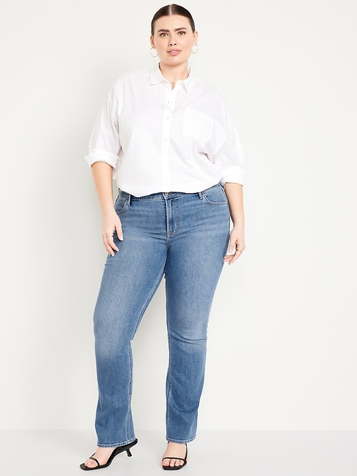 Image number 7 showing, Mid-Rise Wow Boot-Cut Jeans