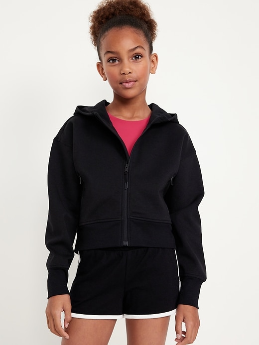 View large product image 1 of 4. Dynamic Fleece Zip-Front Performance Hoodie for Girls