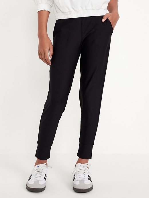 Image number 1 showing, High-Waisted PowerSoft Joggers for Girls