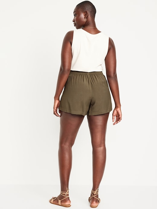 Image number 6 showing, High-Waisted Playa Shorts -- 4-inch inseam