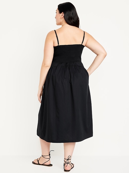 Image number 7 showing, Fit & Flare Smocked Midi Dress