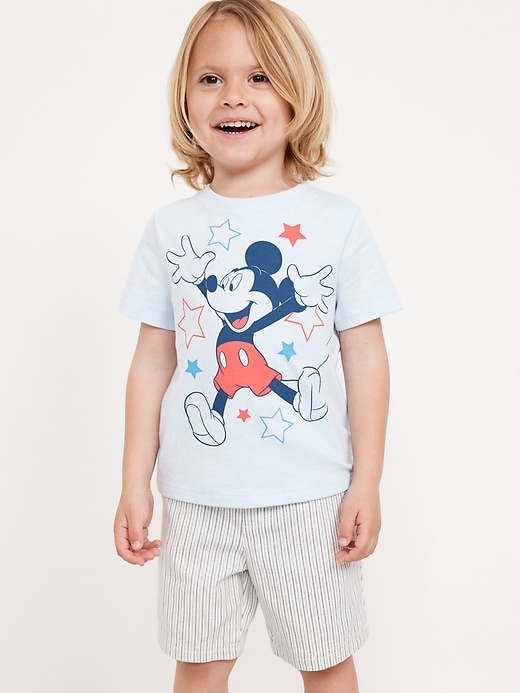 View large product image 1 of 3. Disney© Mickey Mouse Unisex Graphic T-Shirt for Toddler