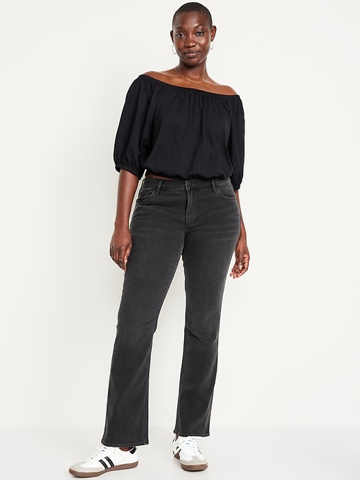 Image number 5 showing, Mid-Rise Wow Boot-Cut Jeans