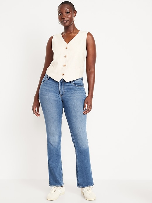 Image number 5 showing, Mid-Rise Wow Boot-Cut Jeans