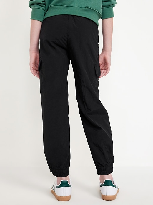 View large product image 2 of 4. High-Waisted Loose Cargo Performance Pants for Girls