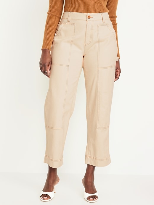 Image number 5 showing, High-Waisted Utility Pants