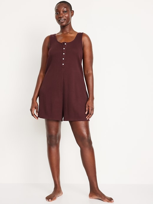 Image number 5 showing, Waffle Lounge Romper