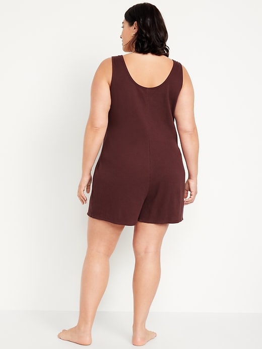 Image number 8 showing, Waffle Lounge Romper