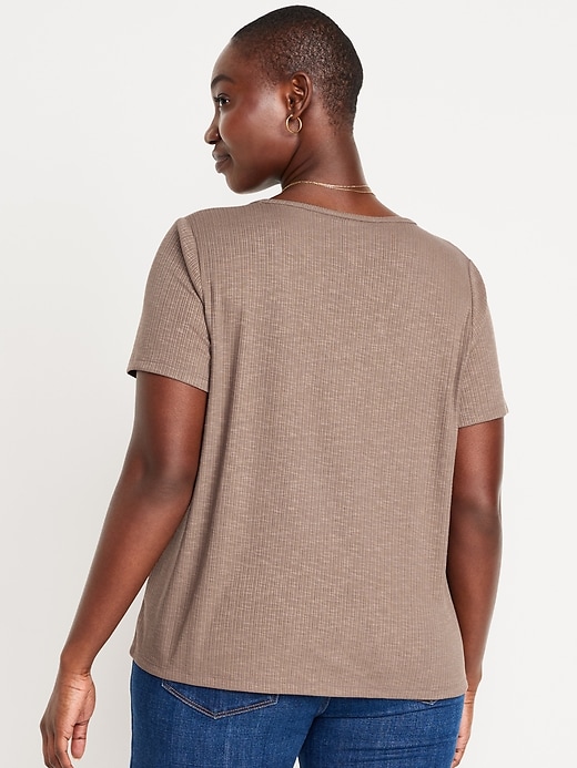 Image number 6 showing, Luxe Slub-Knit T-Shirt