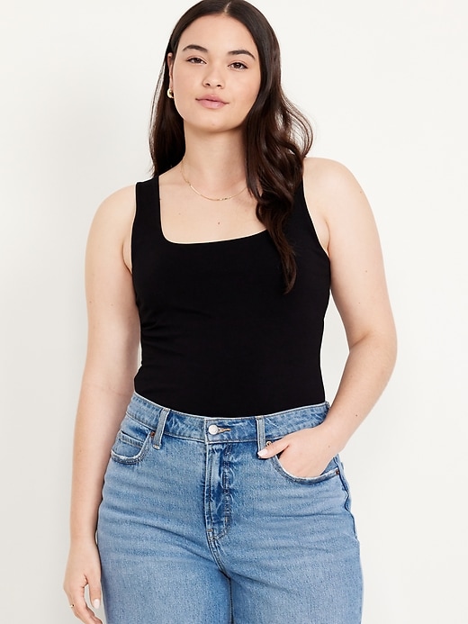 Image number 5 showing, Double-Layer Crop Tank Top