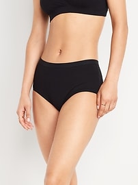View large product image 3 of 3. High-Waisted Everyday Cotton Underwear  5-Pack