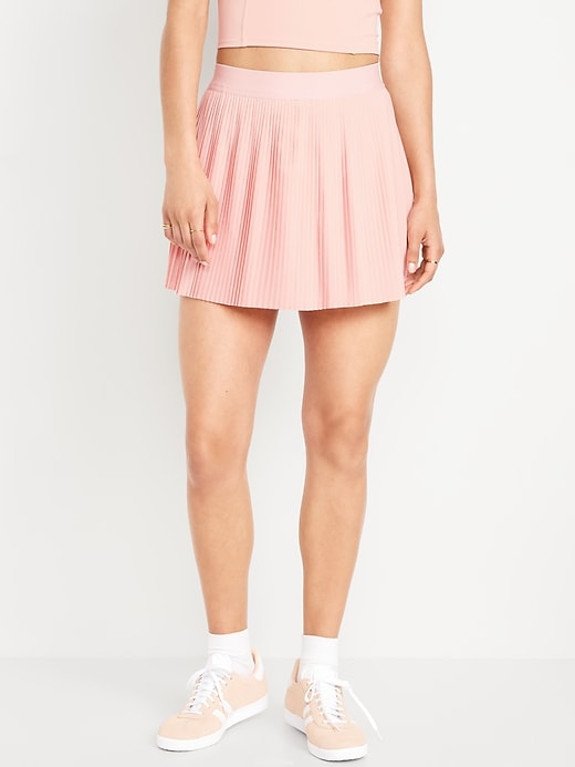 Image number 1 showing, Extra High-Waisted StretchTech Micro-Pleated Skort