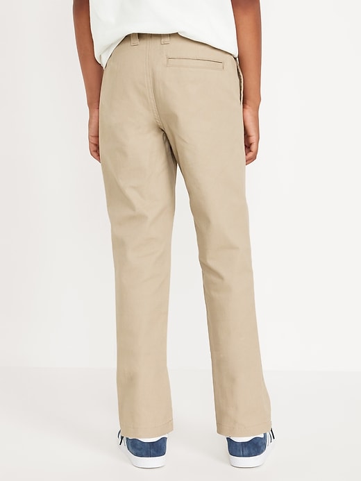View large product image 2 of 5. Slim School Uniform Chino Pants for Boys