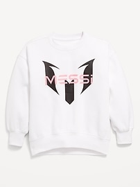 View large product image 4 of 4. Messi™ Oversized Graphic Sweatshirt for Girls