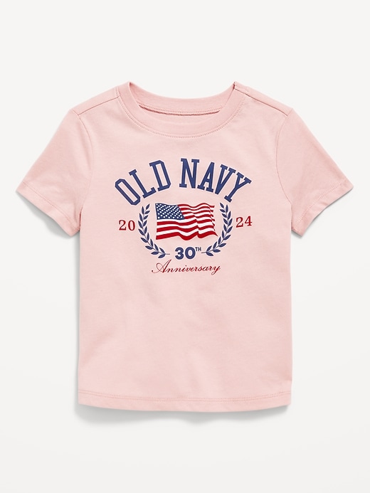 View large product image 2 of 3. Matching Unisex Short-Sleeve Logo-Graphic T-Shirt for Toddler